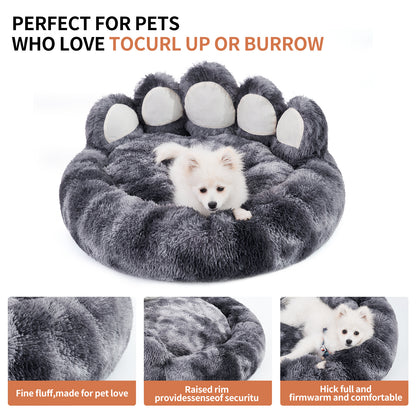 Cute Dog Bear Paw Shape Dog&Cat Bed