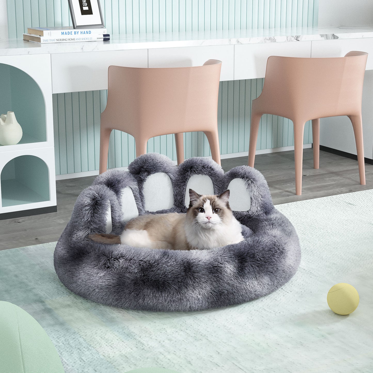 Cute Dog Bear Paw Shape Dog&Cat Bed