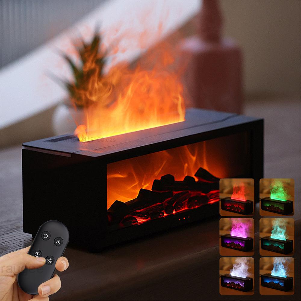 Humidifier 3D Flame Fireplace Machine